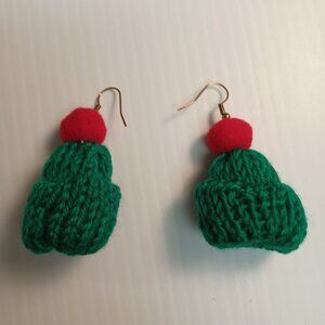 NWT Christmas Earrings MIX N MATCH Faceless Gnomes Santas Hats Trees Holiday Bow